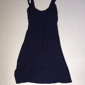Max Studio Navy Blue Mini Dress | Size M
